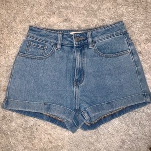 PacSun High Rise Jean shorts